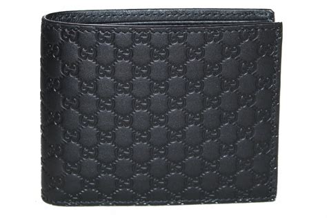 gucci bi fold checkbook wallet|gucci micro guccissima men's wallet.